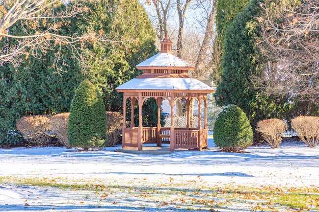 Downtown Ringwood's gazebo is the perfect spot for a gathering with friends.