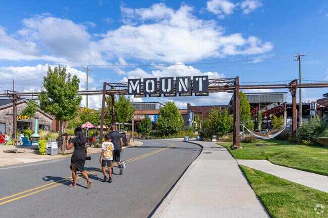 Camp North End is a revitalized industrial complex in Tryon Hills bringing new life to the area.