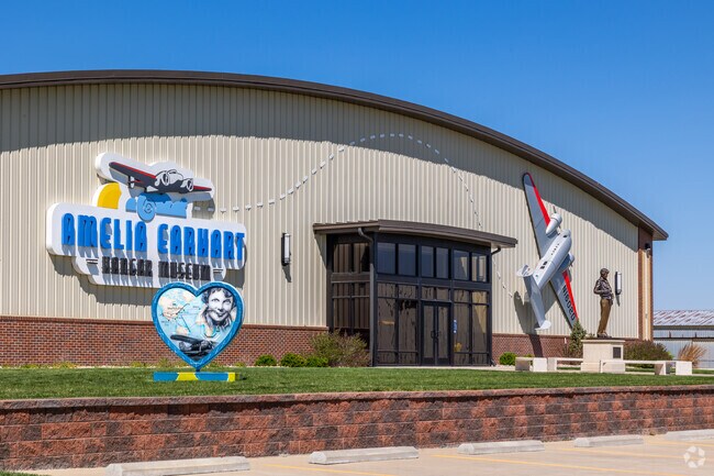 The Amelia Earhart Hangar Museum honors the late aviation icon with several exhibits commemorating her legacy.