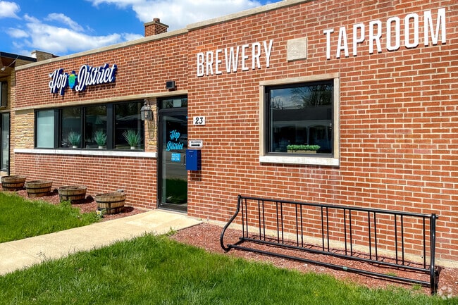 The Hop District Community Brewing Company is a fun place to meet a friend in La Grange Park.