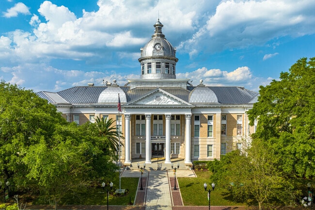 The Polk County History Center & Genealogical Library was designed by Edward Columbus Hosford.