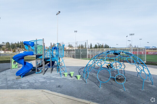 Lincoln Academy High School playground.