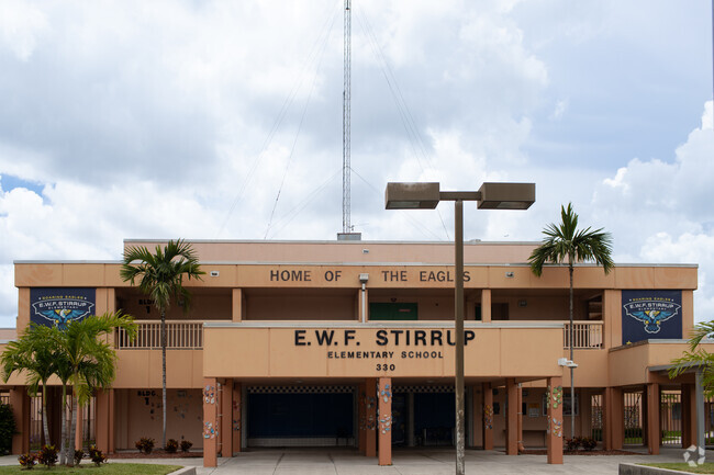 E.W.F. Stirrup Elementary School located in the Fontainebleau Park West neighborhood.