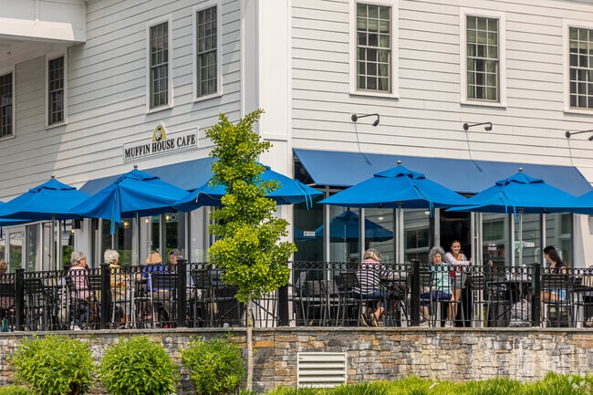 Muffin House Cafe in Westwood offers outdoor seating which gets filled during the warmer days.