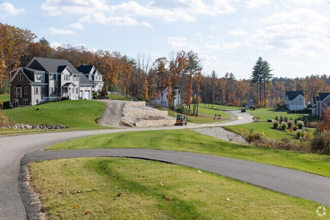 New Homes in Mendon on large lots come on a variety of modern colonial styles.