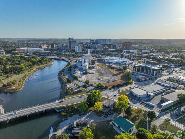 Quarry Hill West is juts a short bridge drive to the city of Rochester.