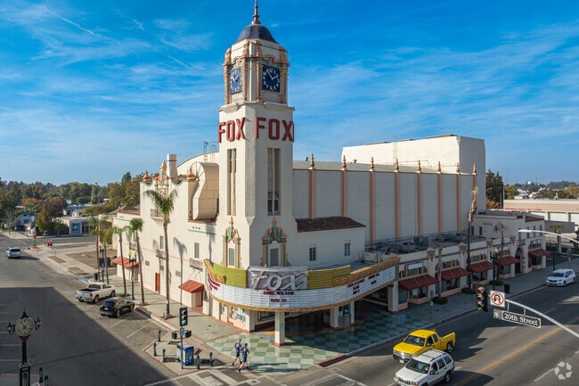 The Fox Theater in downtown Bakersfield was built in the early 1920's.