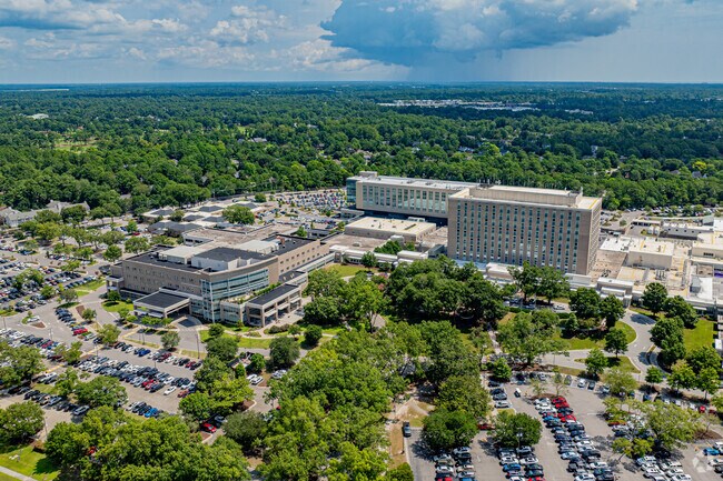 New Hanover Regional Medical Center is central to the Glen Meade neighborhood.
