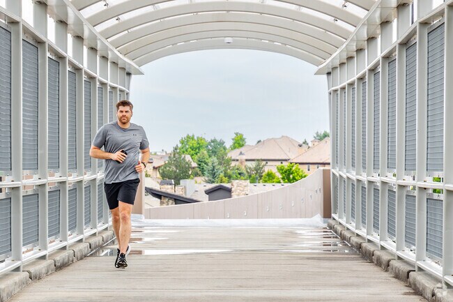 The Lone Tree pedestrian bridge, easily accessible from Stepping Stone, is designed for pedestrians, runners, cyclists, and dog-walkers, with wide ramps and a smooth cable-stayed structure that connects seamlessly to the regional trail network.