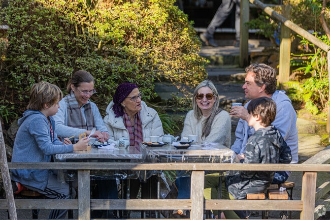 Family bonds strengthen under Golden Gate Park's canopy, a treasure of Inner Sunset.