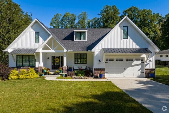 Some renovated and new homes in Willoughby Hills contain modern farmhouse-style architecture.