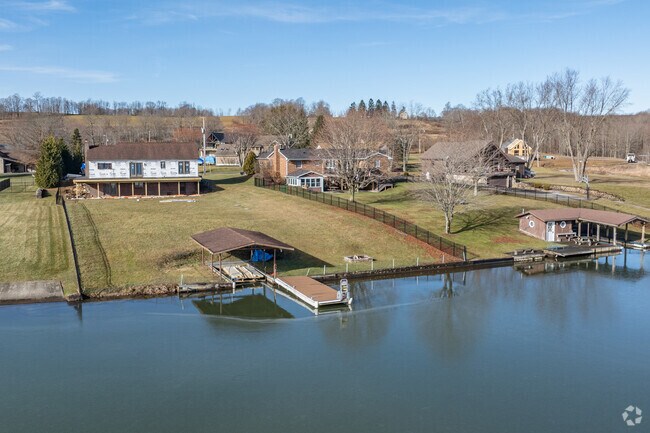 Beautiful lakeside homes are enjoyed by residents of Stonycreek Township.