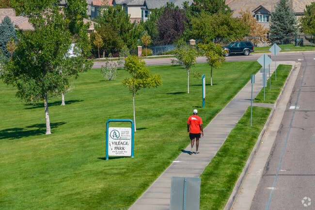 Village Park offers a peaceful escape surrounded by homes in Piney Creek.