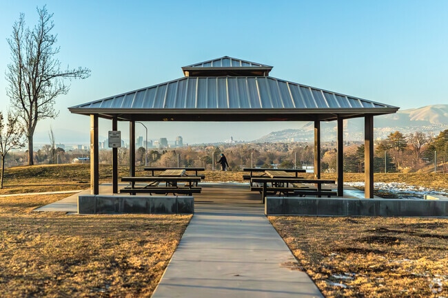Tanner Park offers open space near the Wasatch foothills in Millcreek.