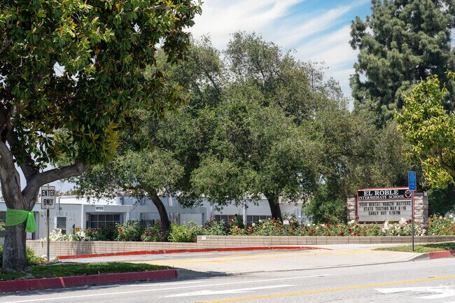 North Claremont students can attend the nearby top rated El Roble Intermediate School.