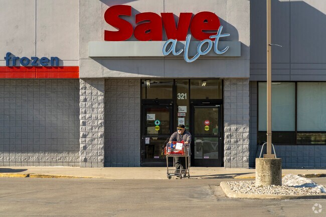 Save A Lot is a bustling Saturday stop for residents of Covenant.