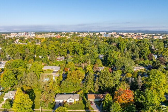The historic Highlands district sits beside downtown State College Borough.