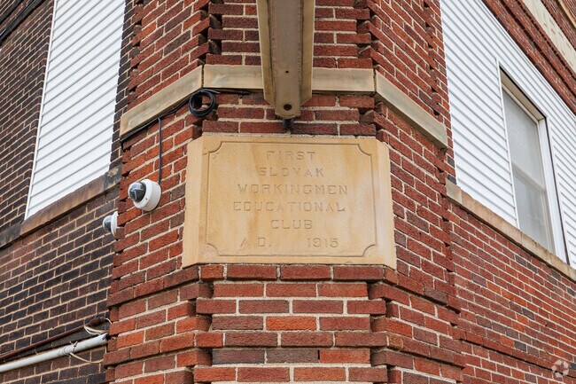 First Slovak workingman educational club located in Farrell.