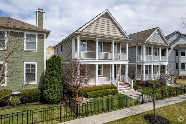 Harrison Township offers a variety of styles including newer southern plantation style homes.