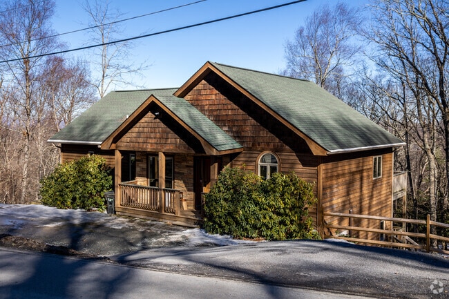 Custom cabins are found all over Boone, many rental and vacation options as well.