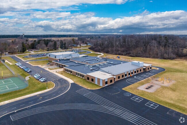 A view of Woodview Elementary School in Grafton.