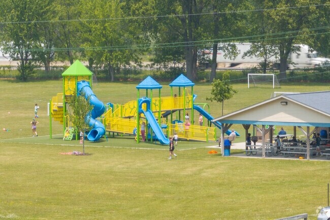 Maiden Lane Community Park is a large park near Shoreham with multiple soccer fields.