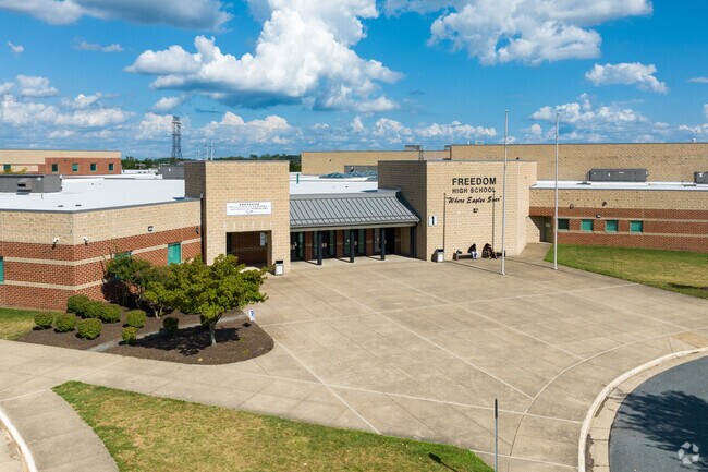 Freedom High School faithfully serves the community of Rippon Landing.