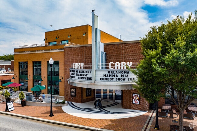 The Cary is a 175-seat art house theater that offers independent films in Downtown Cary.