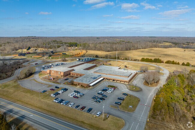Stuart Burns Elementary School is located off TN-96 in Burns.