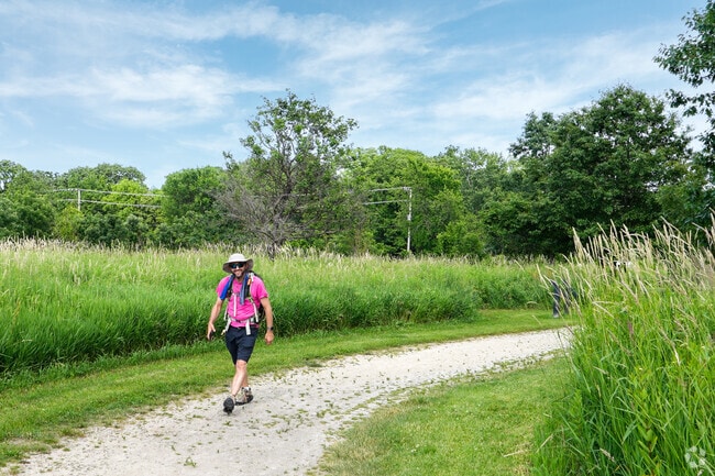 Try out your new backpacking kit along the Dick Young Forest Preserve trails.