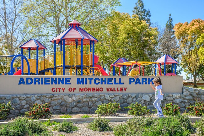 Your kids will love the playground at Adrienne Mitchell Memorial Park in Sunnymeadows.