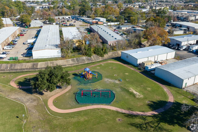 Outdoor escapades await at Spring Branch Elementary's lively playground.