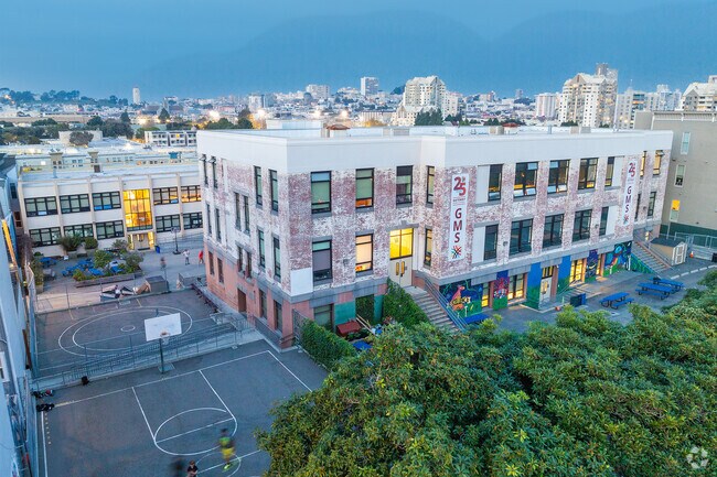 Gateway Middle School in the Western Addition neighborhood of San Francisco, California.