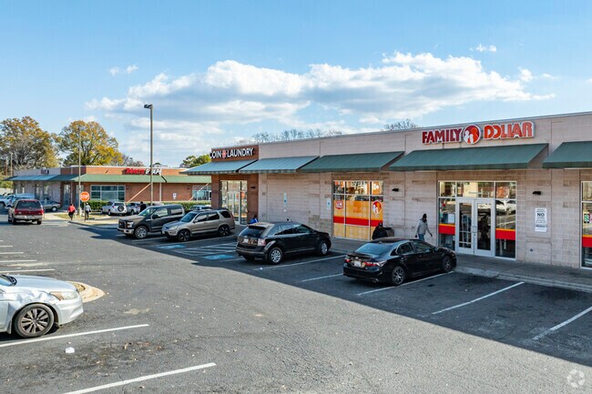 Family Dollar and other well known retailers are available for residents of Westover Hills.