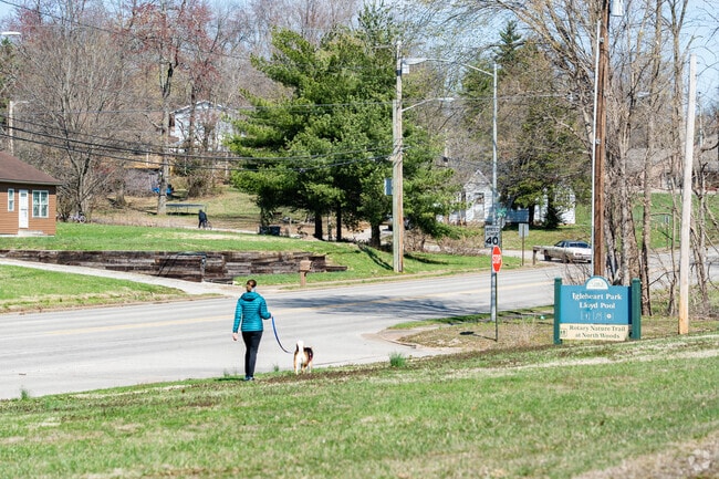 Ingleheart is home to North Woods Trails and has playgrounds, baseball fields and ball courts.