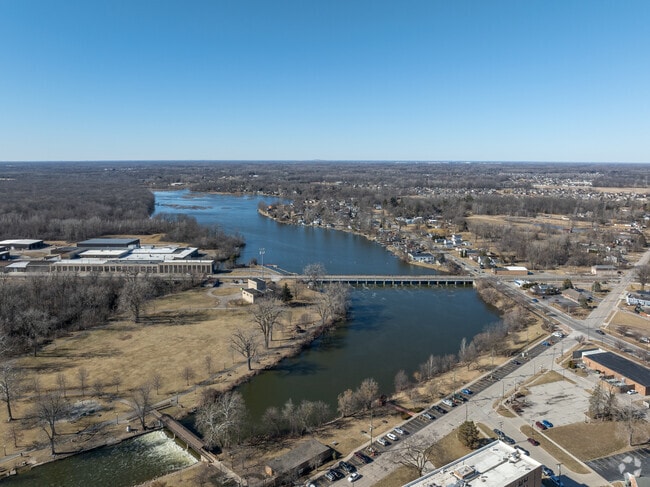 The Huron River runs through the City of Flat Rock and offers many recreational activities.