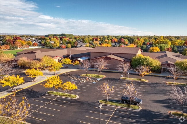 Galileo STEM Academy has a sizeable parking lot for its faculty and parents.