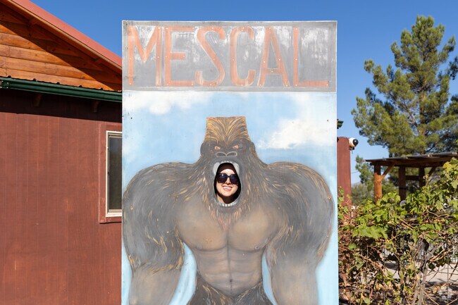 Mescal locals and visitors alike enjoy visiting Mescal Bar and Grill for it's gorilla theme.