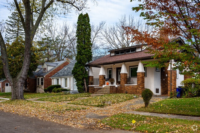 Stunning architecturally detailed Craftsman style homes adorn Old Redford.