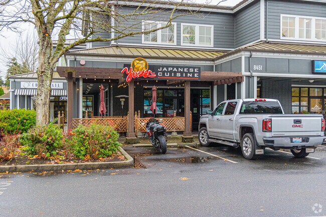 Yuzen Japanese Cuisine is another option for sushi and noodles in a bright dining space.