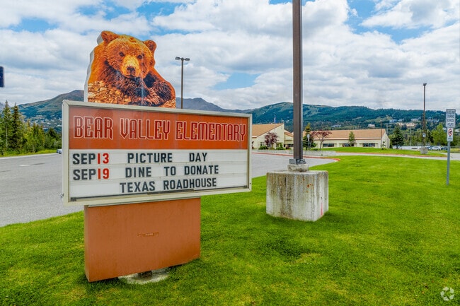 Bear Valley Elementary is a great choice for families with young children.