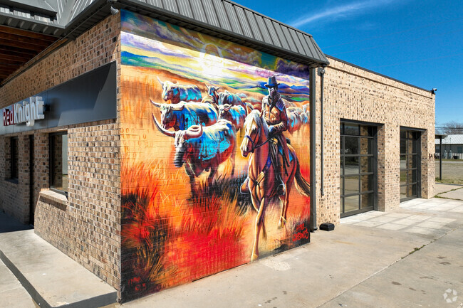 Locals in Mineral Wells will find a plethora of murals in a variety of styles.