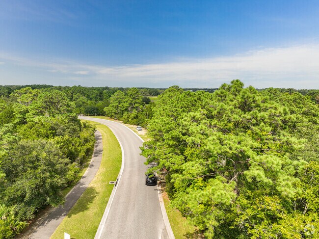 National Drive is the main access point to the Charleston National neighborhood.