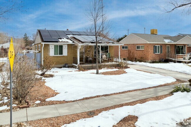 A common home in the Rose Park neighborhood is equipped with solar panels.