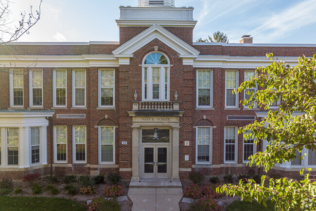 Naper Elementary School is a highly rated public school with a student-teacher ratio of 13 to 1.