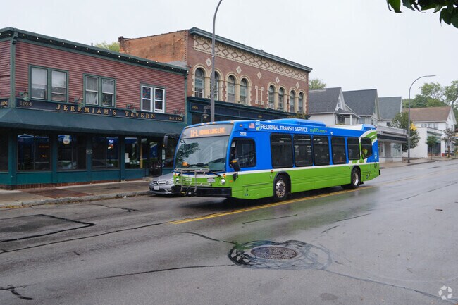 Regional Transit Service buses reliably serve Upper Monroe residents.