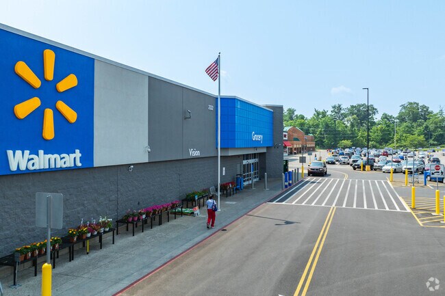 Walmart supercenter is about 2 miles north in Central Delhi.