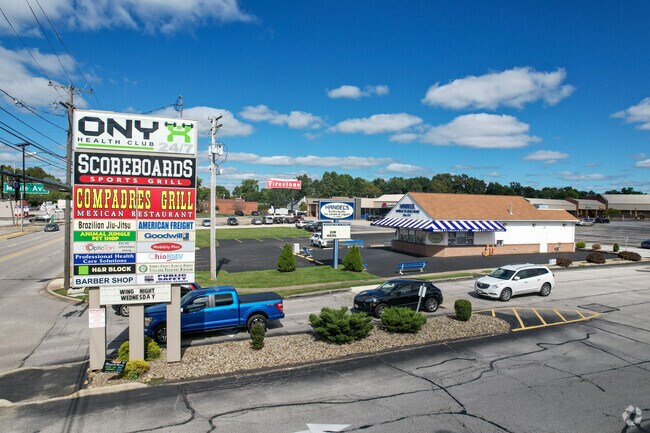 The area offers a wide variety of retail options.