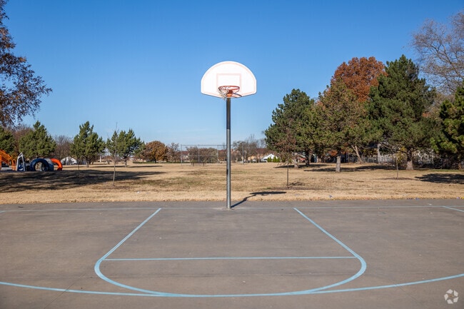 Friendship Park in Hilltop offers a basketball court.