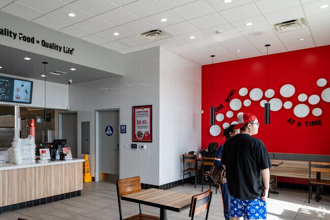 Flame Broiler is a go-to for Korean food in Hillcrest, and it offers vegetarian options.